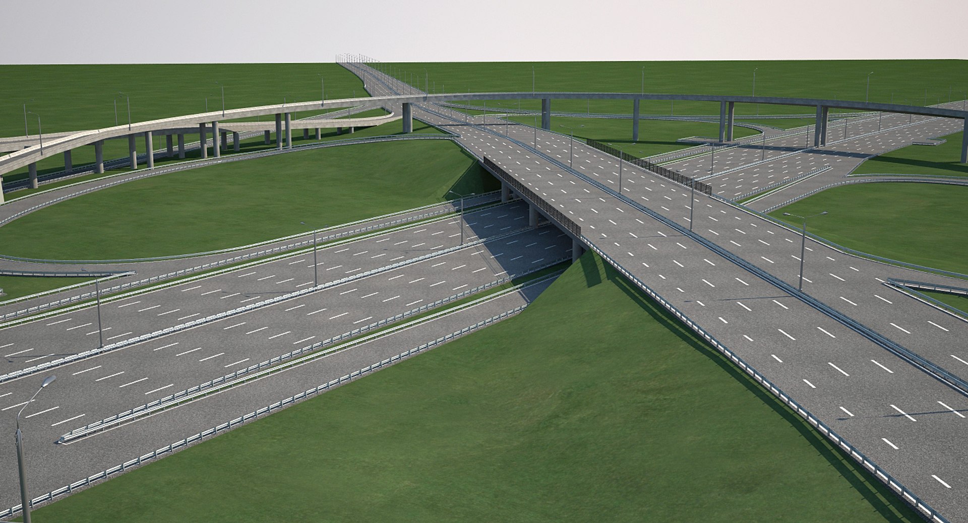 Highway Road Junction Max