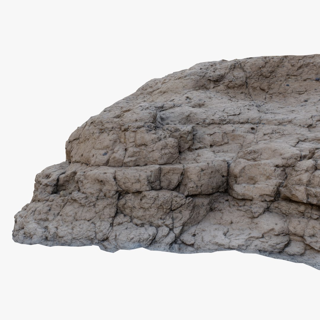 Riverbed Canyon Cliff Scan 03 3D model - TurboSquid 2051966