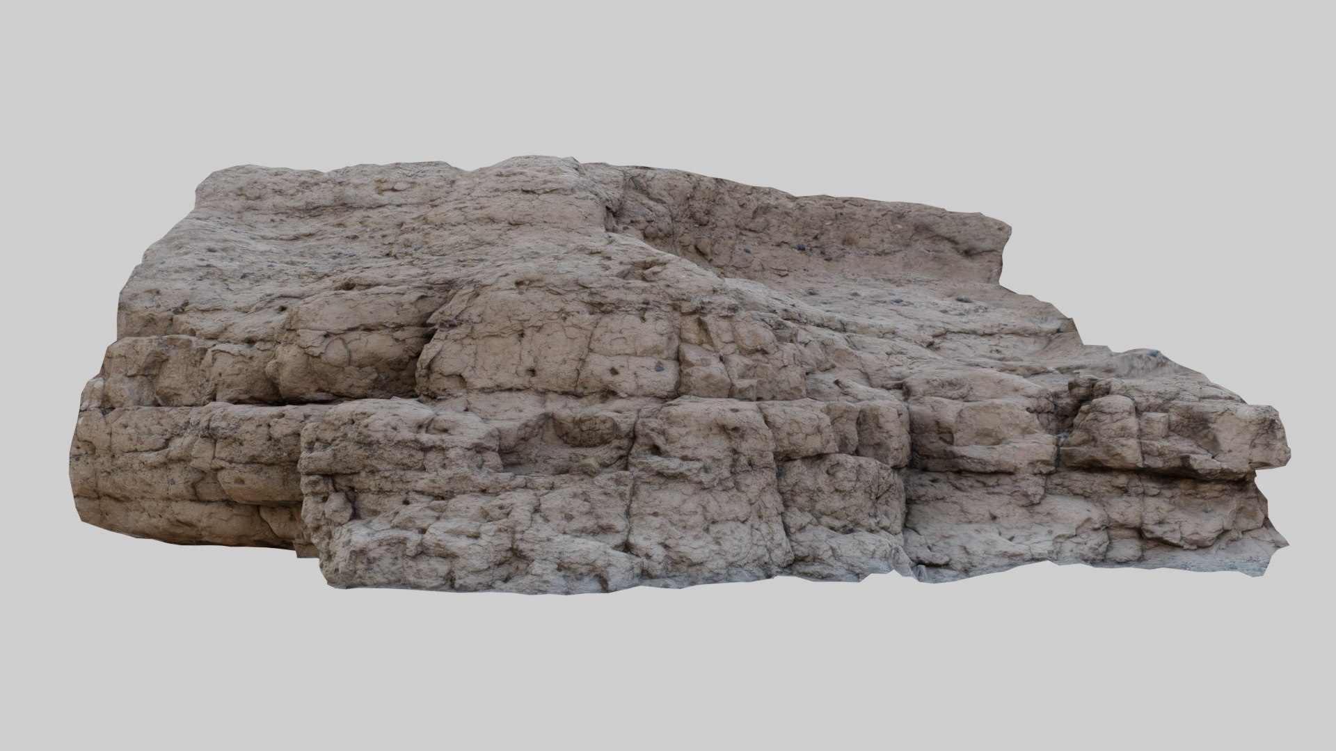 Riverbed Canyon Cliff Scan 03 3D Model - TurboSquid 2051966