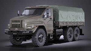gaz ural 2015 3d model
