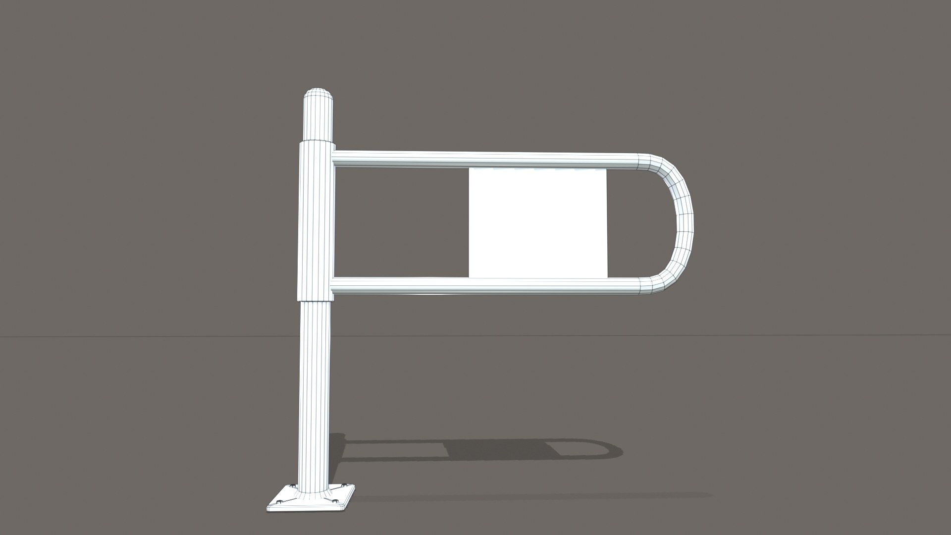 3D Gate Lock Model - TurboSquid 2430317