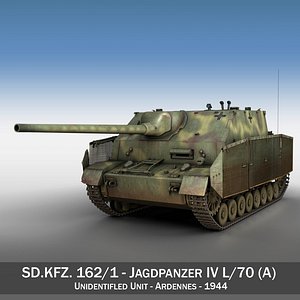 3d model jagdpanzer iv l 70