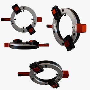 Piping Cold Cutting Machine 3D model