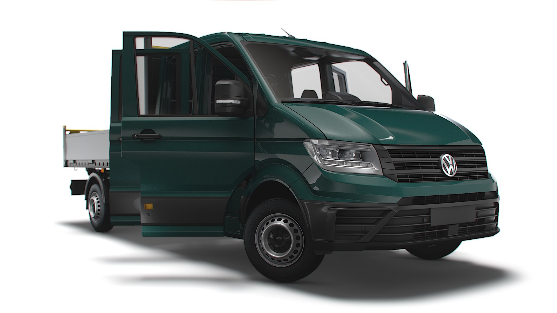 VW Crafter Double Cab Tipper HQ Interior 20233Dモデル - TurboSquid 2073431