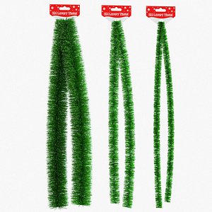 christmas tinsel model