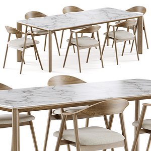 Dining set 4 by CoshLiving Kett