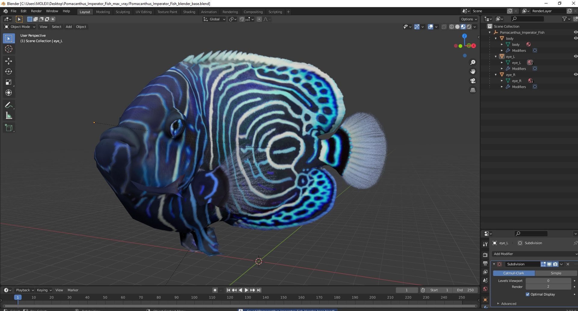 3D Pomacanthus Imperator Fish https://p.turbosquid.com/ts-thumb/ck/9Dfgde/cW/pomacanthusimperatorfishmb3dmodel032/jpg/1722509169/1920x1080/fit_q87/46b70bda3ad18a81885d3d17845457e29784dfd9/pomacanthusimperatorfishmb3dmodel032.jpg