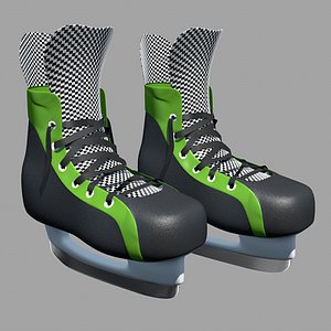 skate hockey 3d model