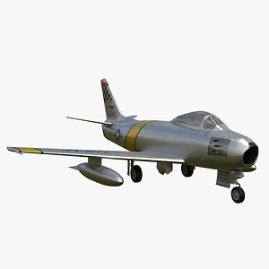 F-86 Sabre USAF 3D model