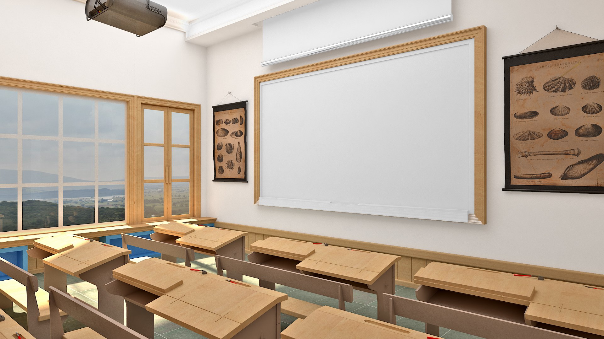3D Classroom Class Room Model - TurboSquid 1534735