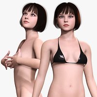Amel Realistic Beautiful Girl Baseshape