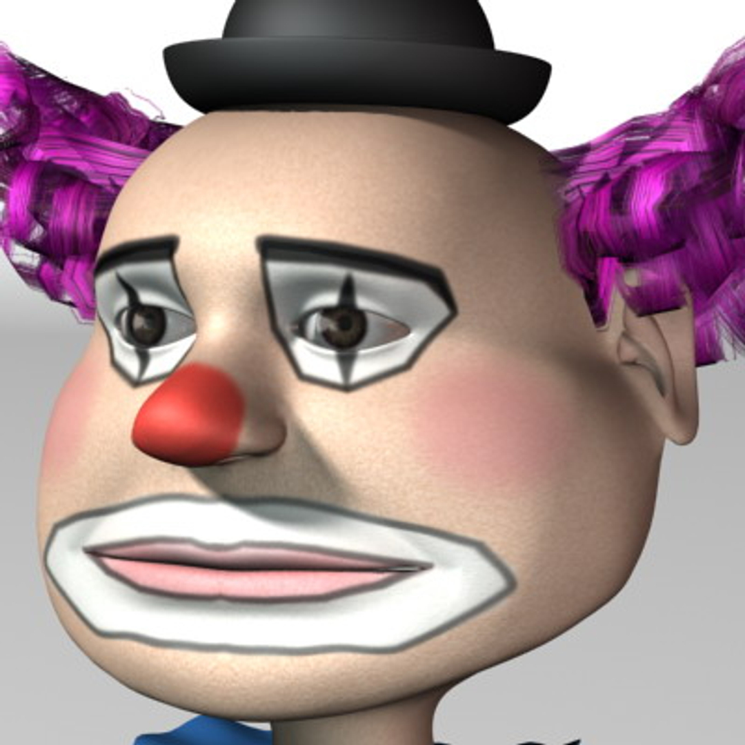 3d model funny clown
