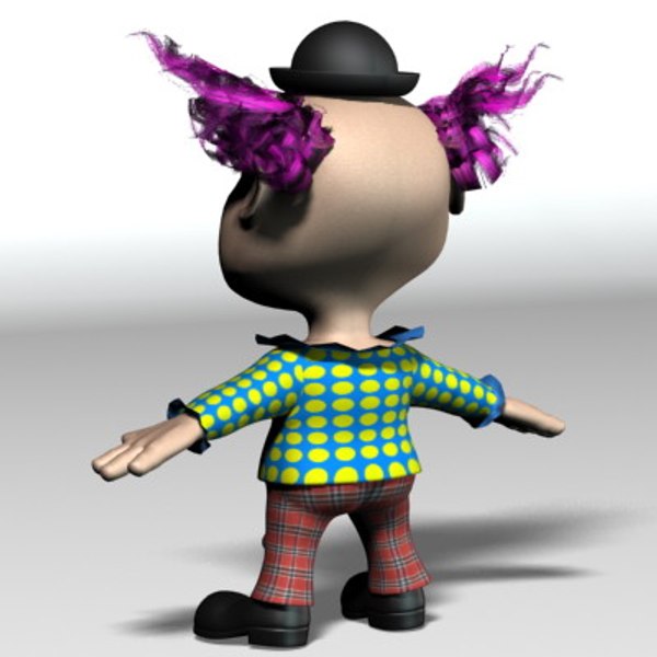 3d model funny clown