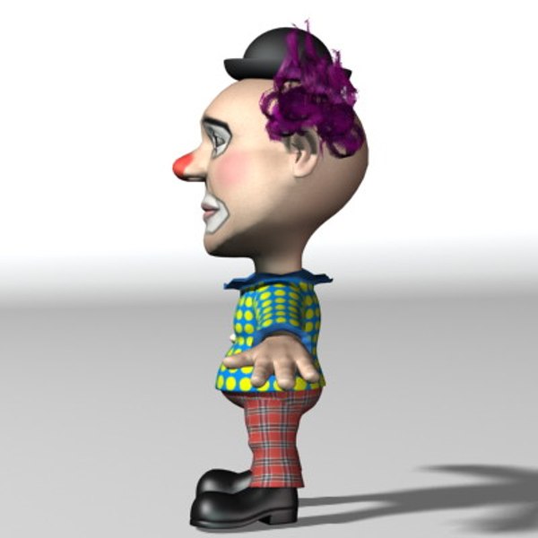 3d model funny clown