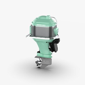 RETRO MODERN  Mercury 400  HP Vintage 3D model