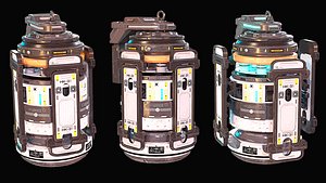 Sci-Fi Grenade 3D model