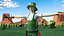 Giardiniere Low Poly truccato per Maya