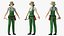 Giardiniere Low Poly truccato per Maya