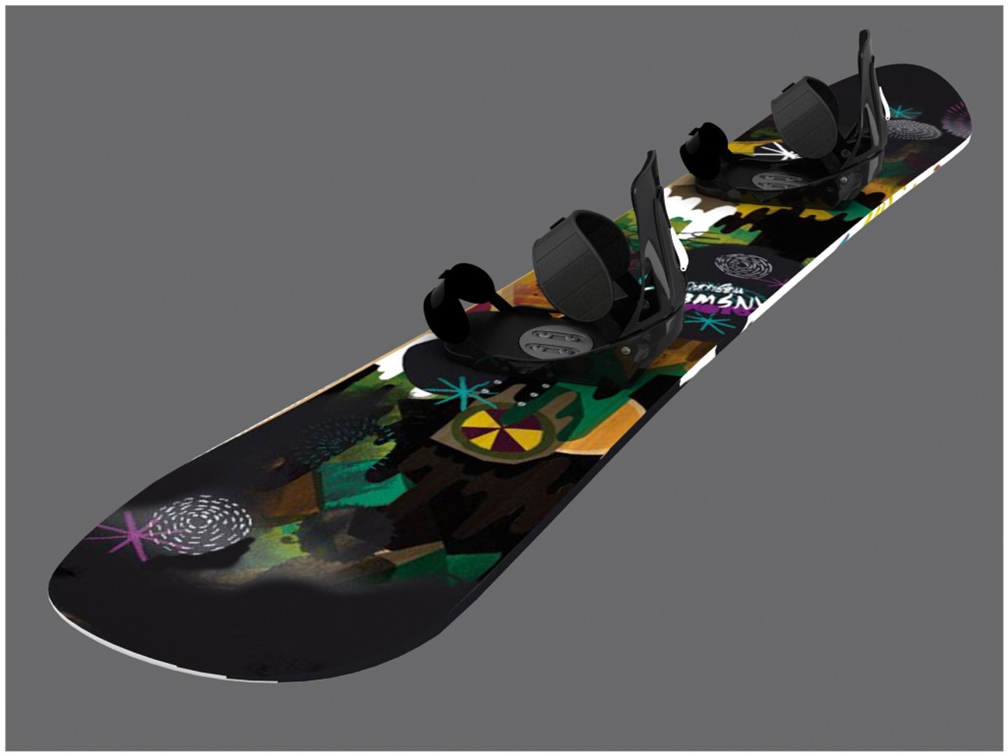 3d Model Snow Board Snowboard