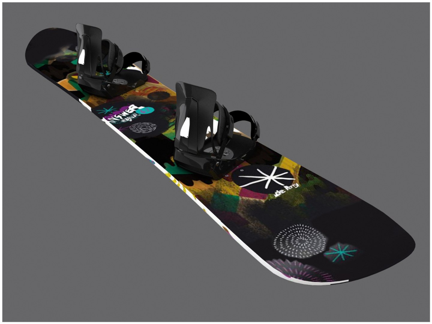 3d Model Snow Board Snowboard
