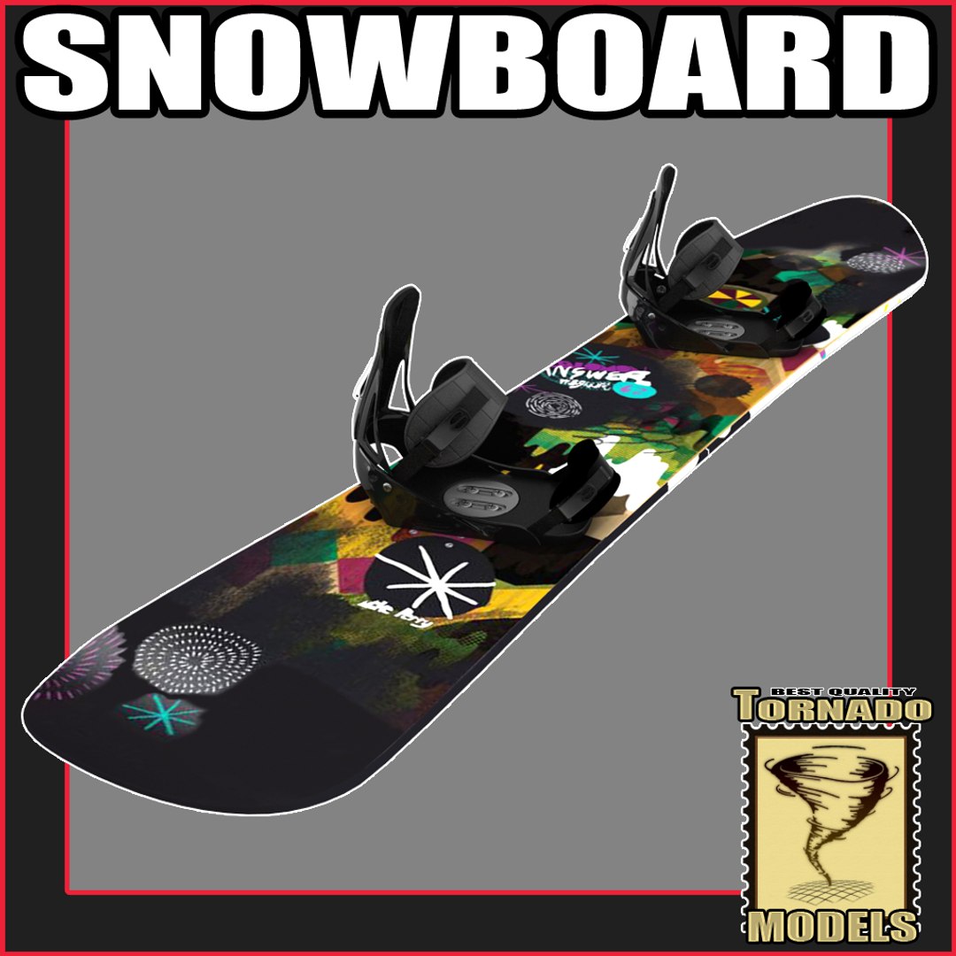 3d Model Snow Board Snowboard