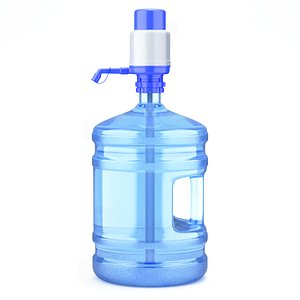 3D model bottle dispenser plastic