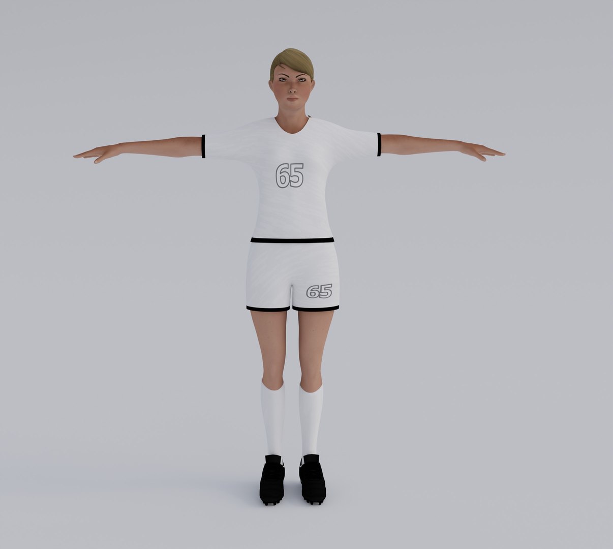 3D Female Soccer Players Pack - Rigged Model - TurboSquid 2147291
