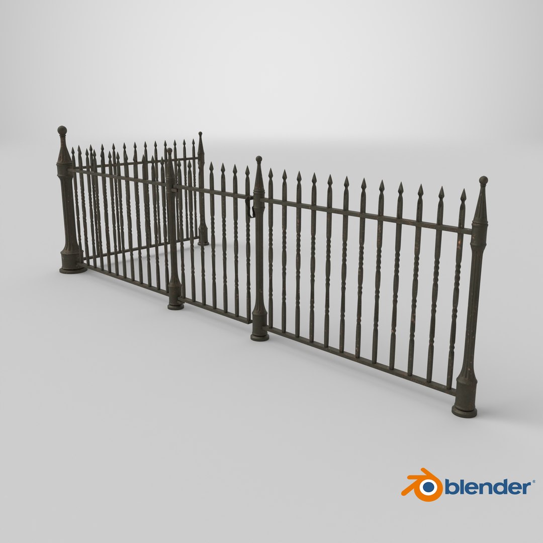 Modular Old Iron Fence 3D model https://p.turbosquid.com/ts-thumb/ck/qHhgZ8/Dv/stemcell_blender_cycles_render/png/1780589038/1920x1080/fit_q87/360e9c1a672f6fa157383a942eb79a4d77f042d2/stemcell_blender_cycles_render.jpg