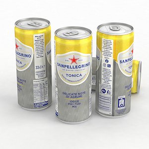 Beverage Can Sanpellegrino Tonica 330ml 2021 3D
