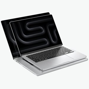 Apple MacBook Pro M5 2026 Silver 3D model