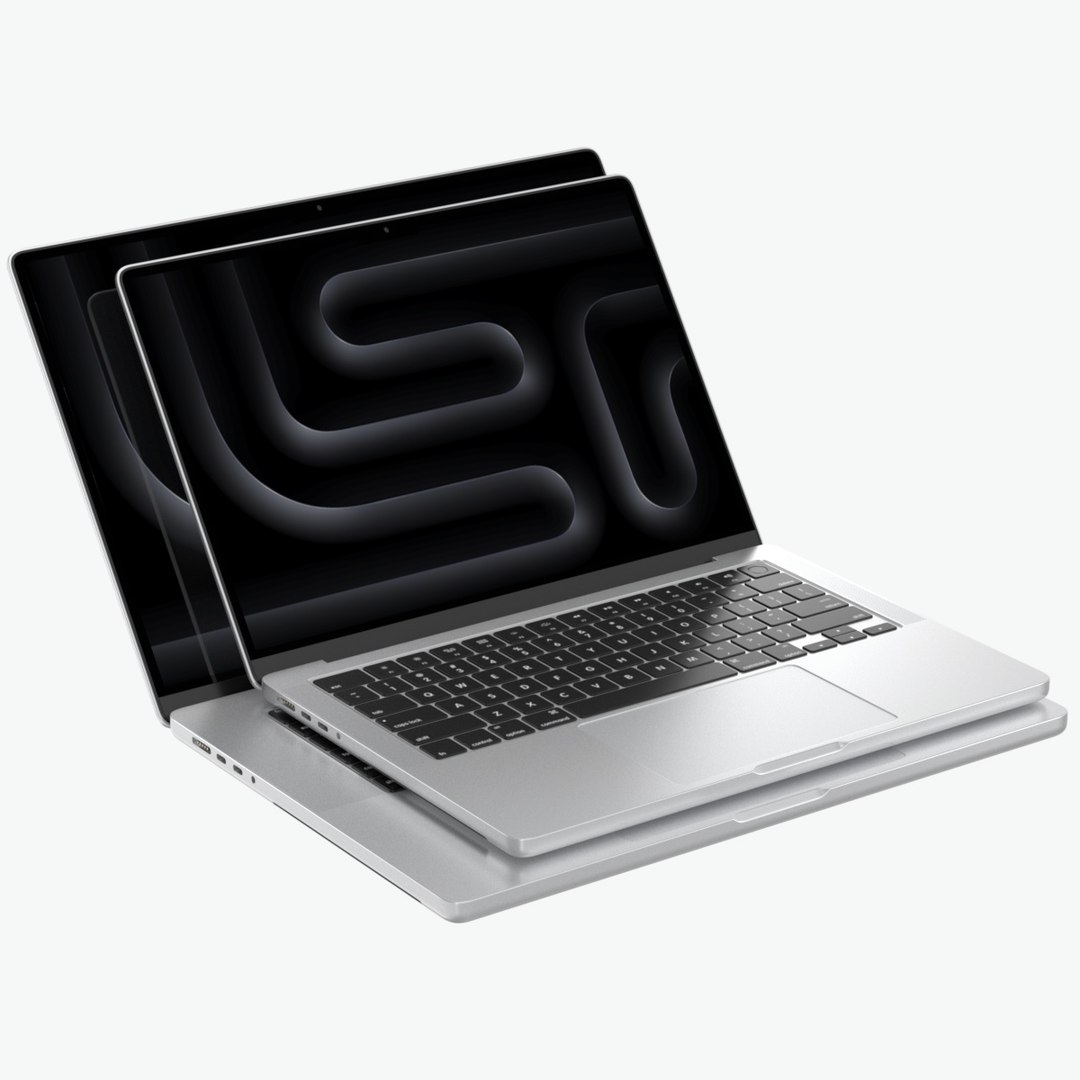 美品 MacBook Pro 32GB/512GB ベクターワークス 3D設計 Apple MacBook Pro M5 2026 Silver 3D Model - TurboSquid 2541554