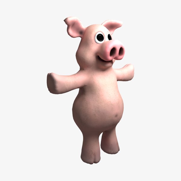 3D pig funny - TurboSquid 1235363