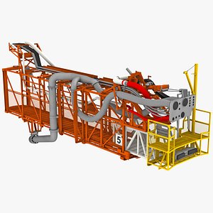3D model swing arm 5 apollo
