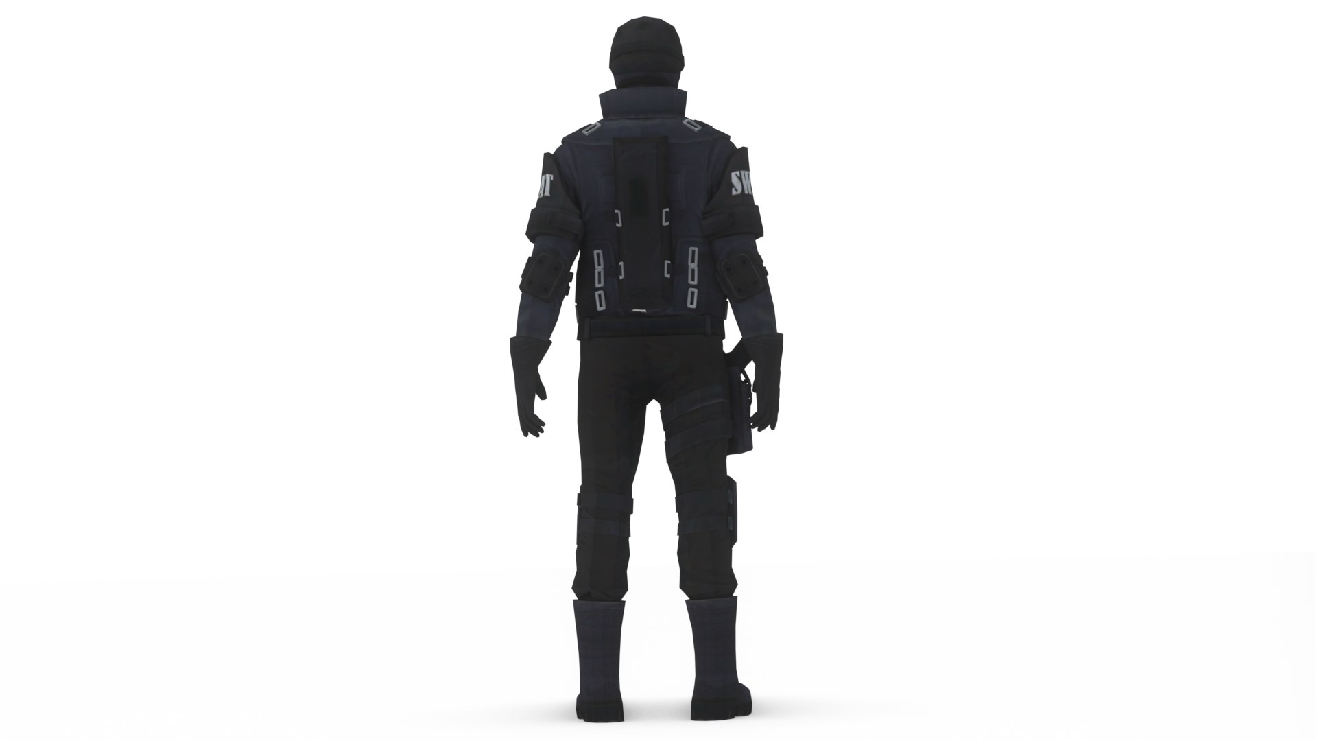 SWAT Soldier 3D ModelTactical Game Ready Character Model - TurboSquid ...