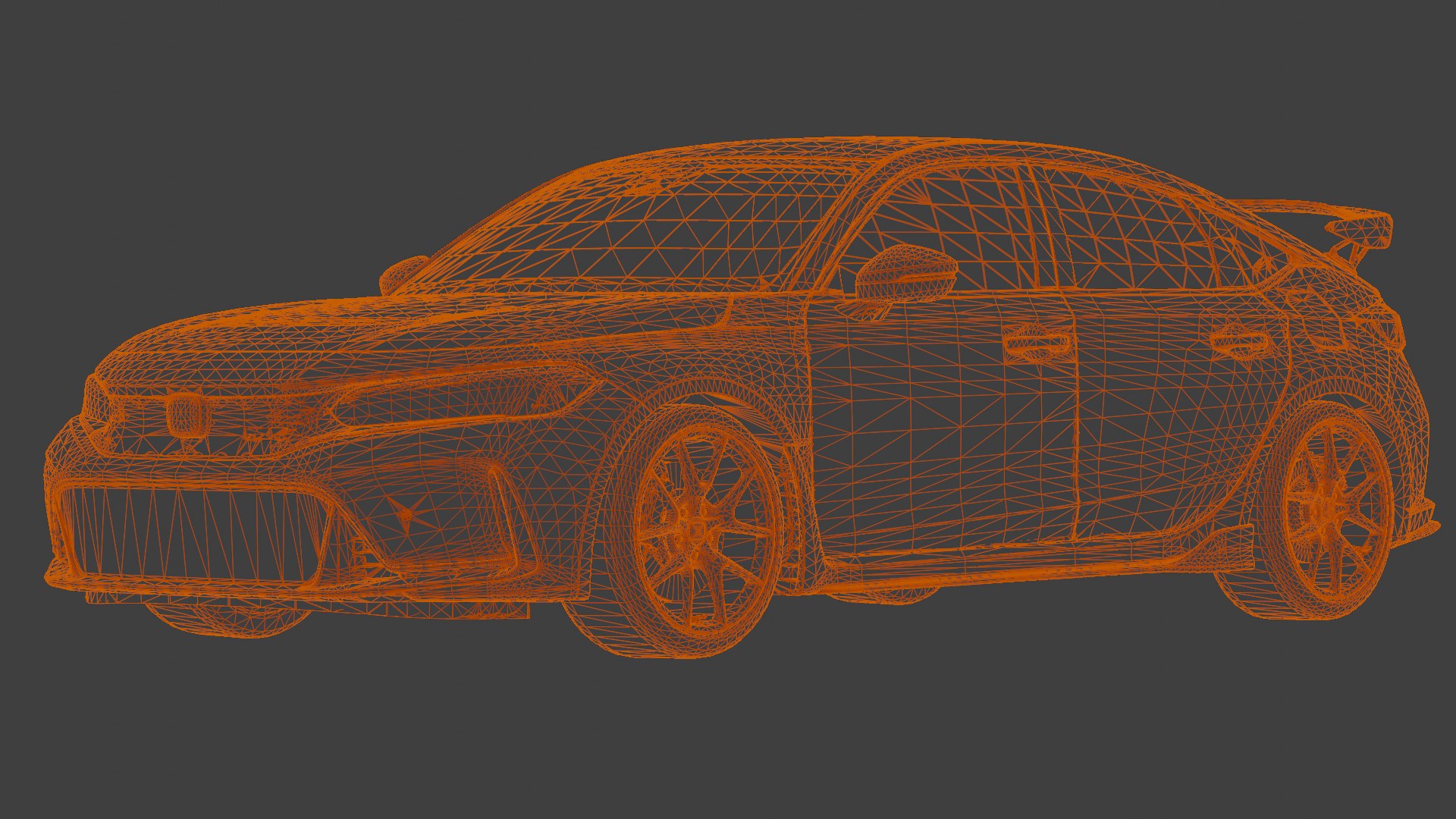 3D Honda Civic Type R - TurboSquid 2324383