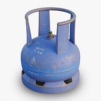 5kg Domestic LPG Cylinder - Rust Blue - PBR - 2K 4K