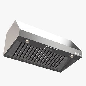 3D Wolf Wall Mount Canopy Range Hood PW422418