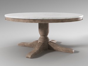 Pottery Barn Alexandra Round Coffee Table