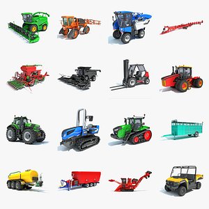 Essential Farm Equipment Pack – Professional Agricultural Machinery Collection