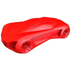 printable concept car printing 3d model