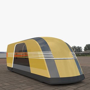 3D model Tesla Robovan exterior