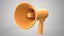 Megafone realista - Alto-falante portátil antigo de mão - Modelo 3D AAA de baixa poligonagem