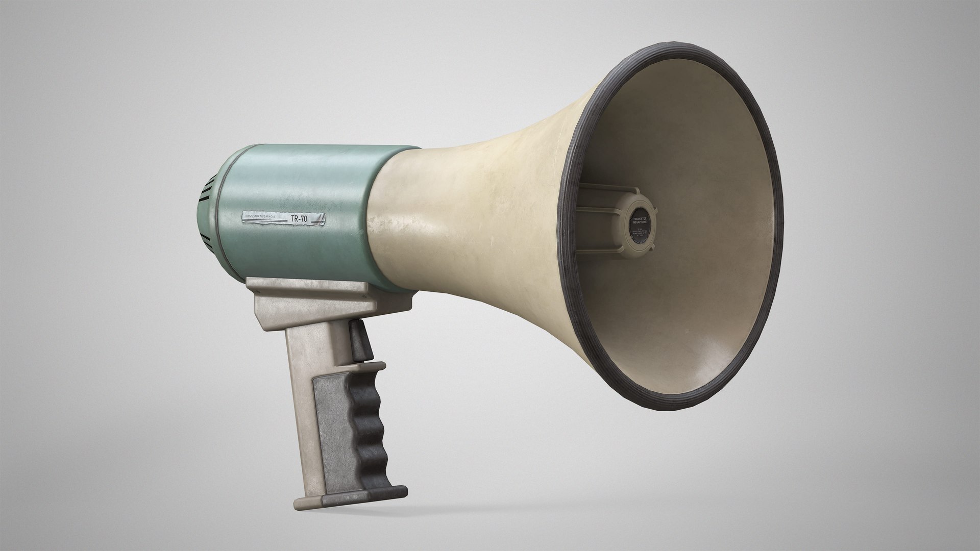 Realistic Megaphone - Old Portable Hand Loudspeaker AAA Low-poly 3D model 3D https://p.turbosquid.com/ts-thumb/cl/QJji2U/na/1/jpg/1770989277/1920x1080/fit_q87/adb74bfeb5f21064f68bedad24df3f89c3c0bf1f/1.jpg