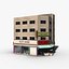 Edificio LowPoly in Corea 04