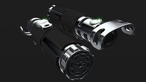 3dsmax jedi master yoda lightsaber blade
