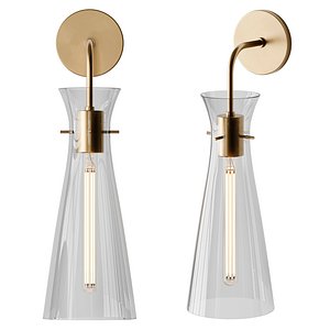 Minimalist Flare Sconce 3D model