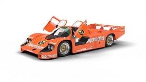 Porsche 956 Group C Brun Motorsport 1982 Jagermeister Racing HQ 3d model