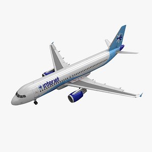 Airbus A320 Interjet Animated