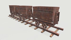 Mine Wagon 8 3D model