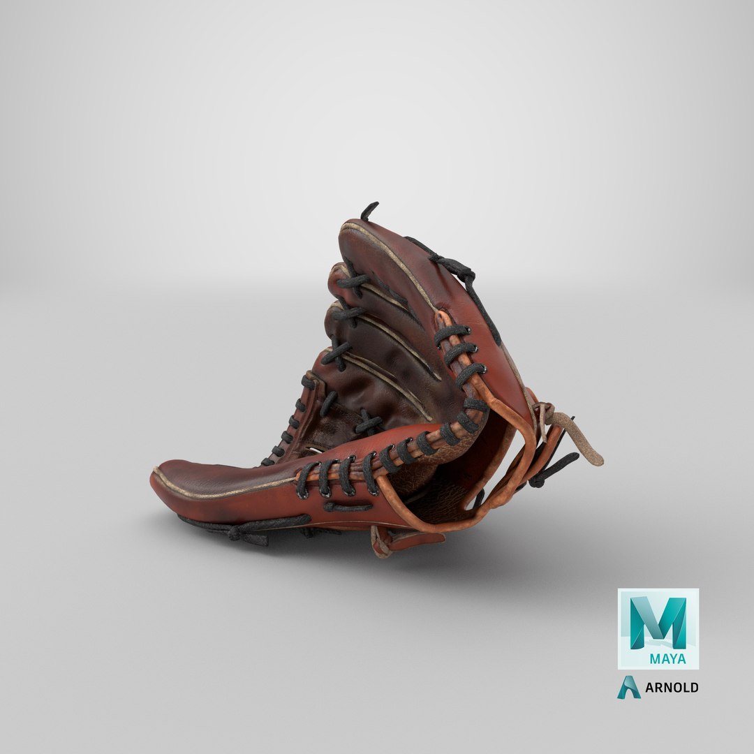 3D baseball glove model TurboSquid 1512972